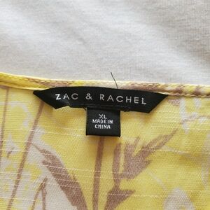 Zac & Rachel Sunny Yellow Floral Blouse